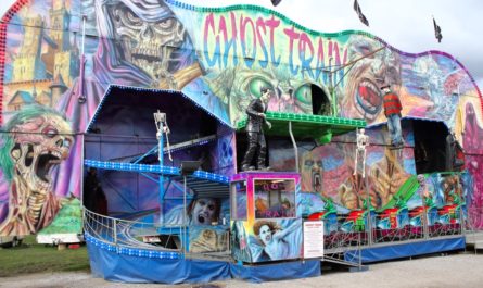 photo of Ghost train fairground ride