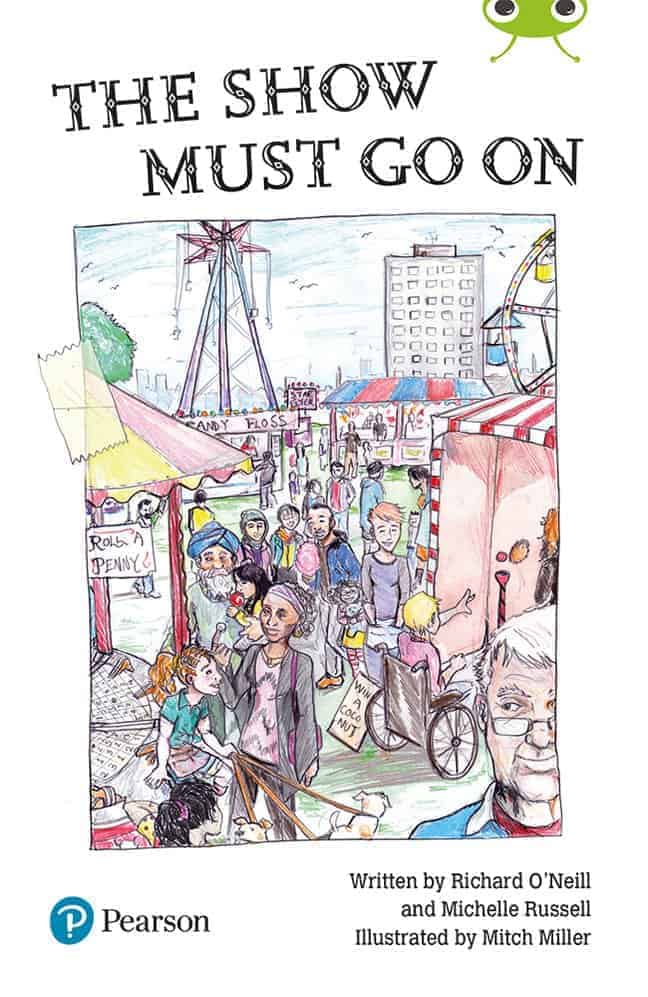 front cover of 'The Show Must Go On', a new book about Showpeople that Scottish show children helped to develop
