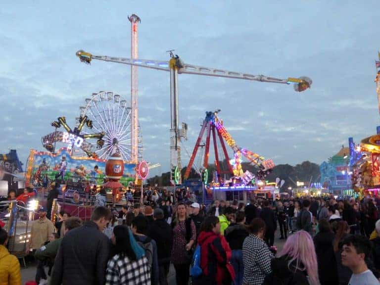 photo view Hull Fair Booster Wheel Freakout fairground rides