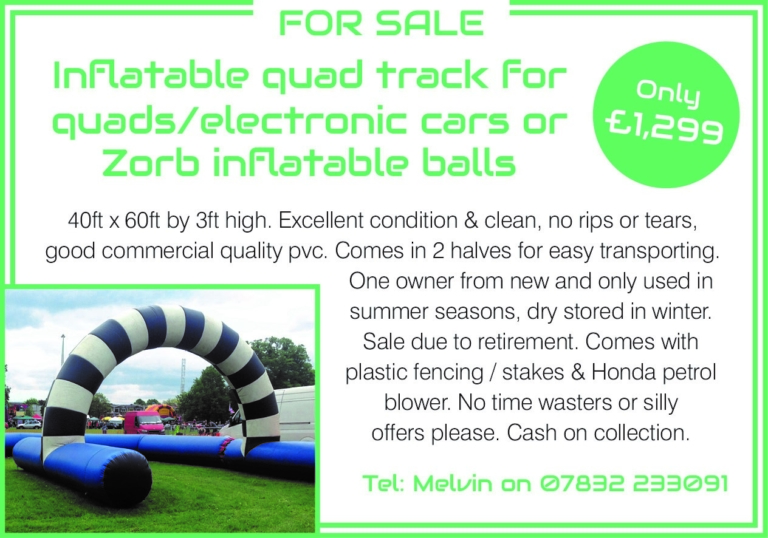 For Sale - Inflatable Quad Track