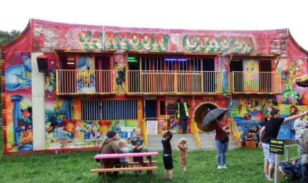 photo of Charles Bailey’s newly acquired fun house at Tiverton