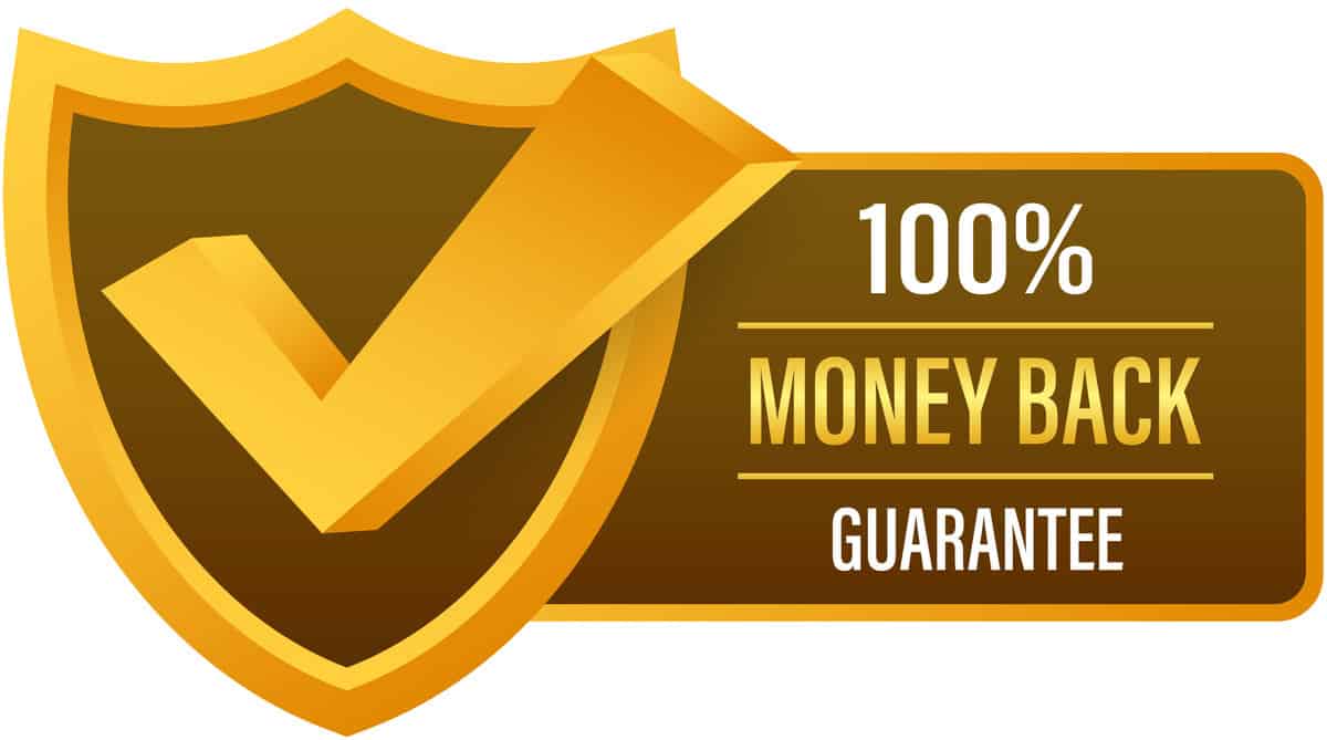 100% 30-Day Money Back Guarantee