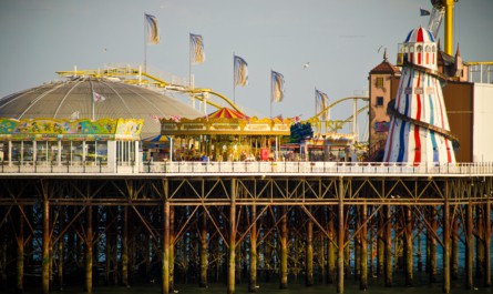 photo if Brighton pier - Business post-pandemic is booming at Brighton Palace Pier. Photo: Garry Knight