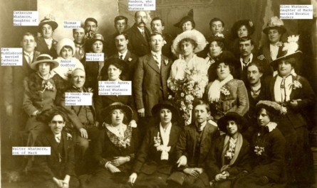 old Showmans wedding photo including Whatmores