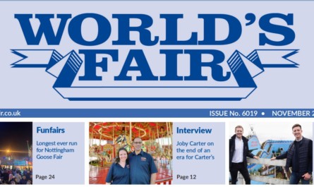World's Fair copped image of front page November 2022