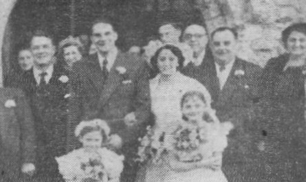 The wedding of Frank Herbert and Joyce Hill