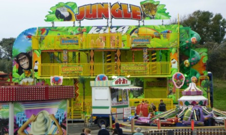 Photo of Taylor's Funfairs' Jungle fun house at Morecambe.