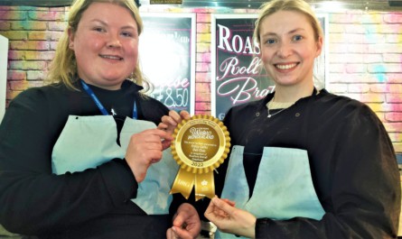 Faye Stevens won Gold in the Overall Cleanliness category for her Enjoy Cafés Deli Club kiosk