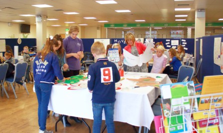 Children at Hull Fair school with their teachers working on a project in 2016.
