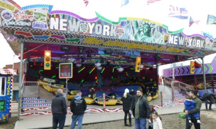 New York New York a popular ride at Blackburn Escape to Fun Island.