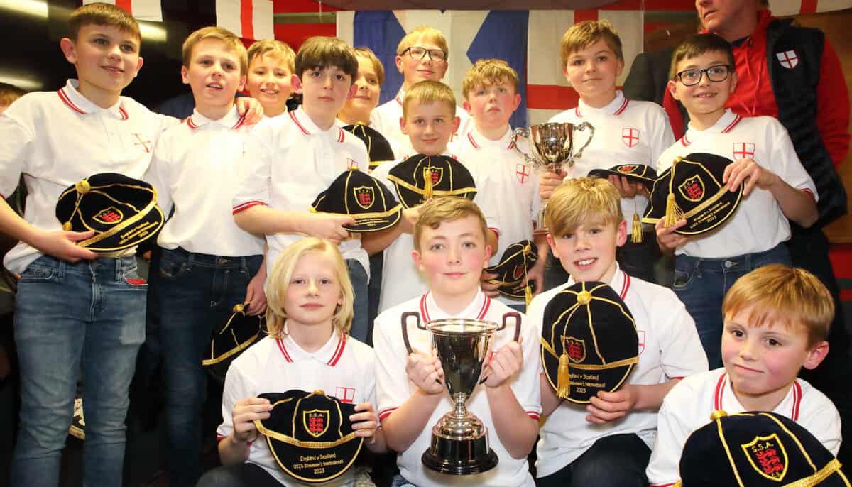 England 12s won the match and lifted the Cup.