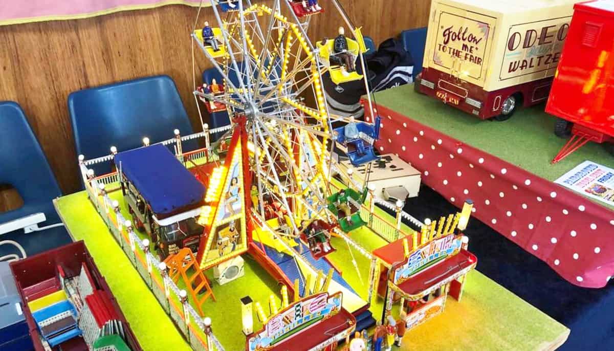 Rod Sherwood's model of the late Charles Farrell's Big Wheel won the trophy for best in show. Photo: Rod Sherwood