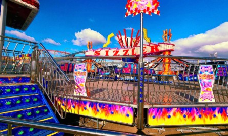 The brand new PWS Sizzler Twist at Barry Island.  