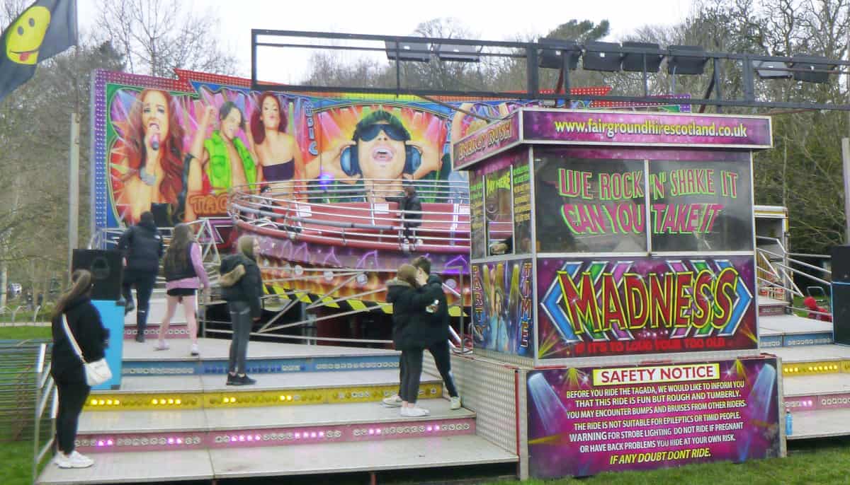 Macauley Hart's Wild Thing Tagada was new to this year’s Blackburn Easter Fair.