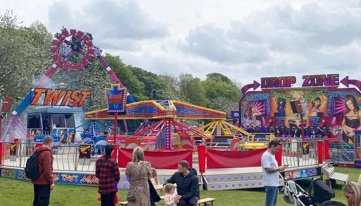 Some of the attractions on offer at Horsforth fair