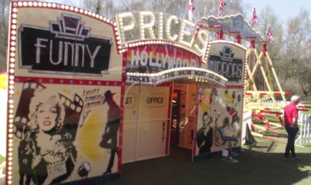 Constructing the Funny Mirror Show for the Traditional Great British Funfair was a family affair for Price's.