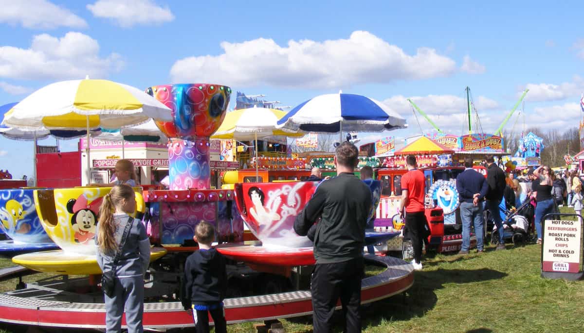 A busy ground at Ticklecock Fair.