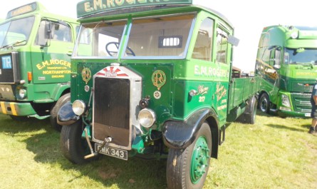 One of the oldest lorries at Truckfest, John Rogers’ Albion restored in his family’s haulage company colours that for many years carried the late Henry J Thurston’s dodgems around Northamptonshire and Huntingdonshire.
