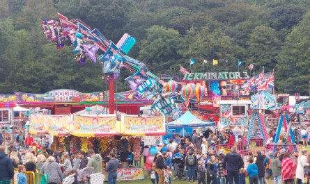 A general view of a very busy ground at Saltaire Festival.