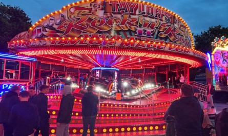 Taylor’s Rock & Roll Waltzer 2, the newest of the platform rides at this year's fair.