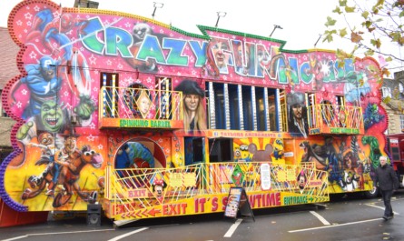 Ian Taylor’s Crazy Fun House at Higham Ferrers Christmas Sparkle.