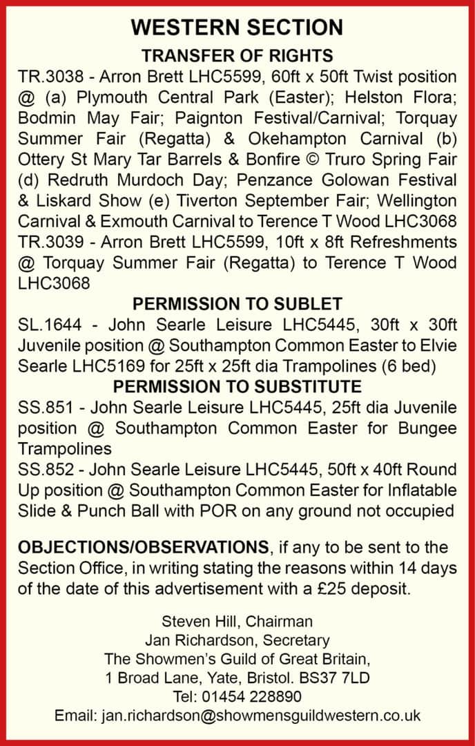 Western Section ad 8.2.24