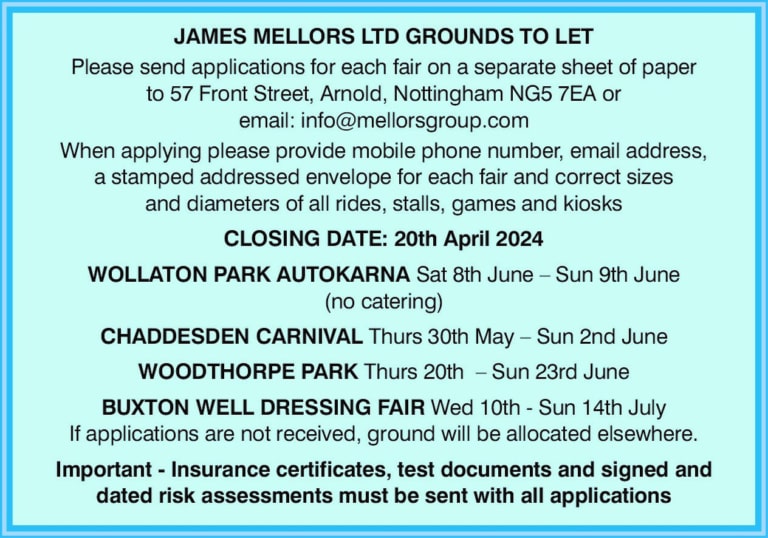James Mellors grounds April 2024