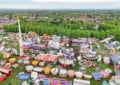 The fair captured by drone by Marc Dawson of Rides UK on the Saturday evening.